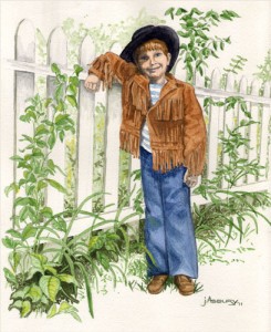 Mike-at-6-Watercolor-Art