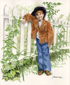 Mike-at-6-Watercolor-Art