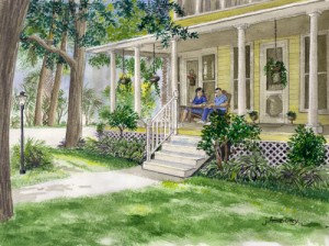 River-Porch-Watercolor-Art